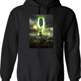 9 Poster Hoodie - Retro Graphic Pullover Hoodie for Men & Women - Black