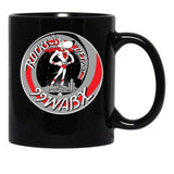99 Wabx Rocks Detroit Retro Radio Station Design Black Coffee Mug, Gift Coffee Mug - Black