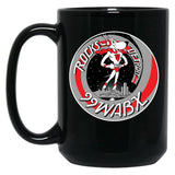 99 Wabx Rocks Detroit Retro Radio Station Design Black Coffee Mug, Gift Coffee Mug - Black