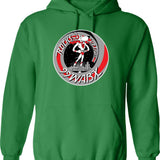 99 Wabx Rocks Detroit Retro Radio Station Design Graphic Pullover Hoodie - Green