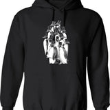 A Gathering Of Gentlemen Hoodie - Retro Graphic Pullover Hoodie for Men & Women - Black
