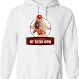 A League Of Their Own Graphic Pullover Hoodie - White
