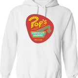 A Place To Ketchup... Hoodie - Retro Graphic Pullover Hoodie for Men & Women - White