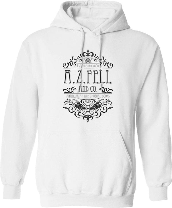 A.z Feel Hoodie - Retro Graphic Pullover Hoodie for Men & Women - White