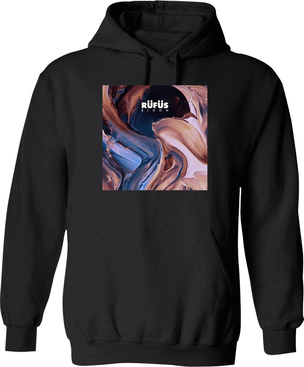 Abstract Cover Hoodie - Retro Graphic Pullover Hoodie for Men & Women - Black