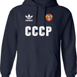 Abundant Treasure Hoodie - Retro Graphic Pullover Hoodie for Men & Women - Navy