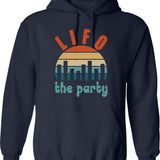 Accounting Pun Lifo The Party Hoodie - Retro Graphic Pullover Hoodie for Men & Women - Navy