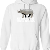 Ace Ventura Animal Hoodie - Retro Graphic Pullover Hoodie for Men & Women - White
