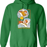 Achieve Your Dreams (1) Hoodie - Retro Graphic Pullover Hoodie for Men & Women - Green
