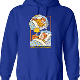 Achieve Your Dreams Hoodie - Retro Graphic Pullover Hoodie for Men & Women - Blue