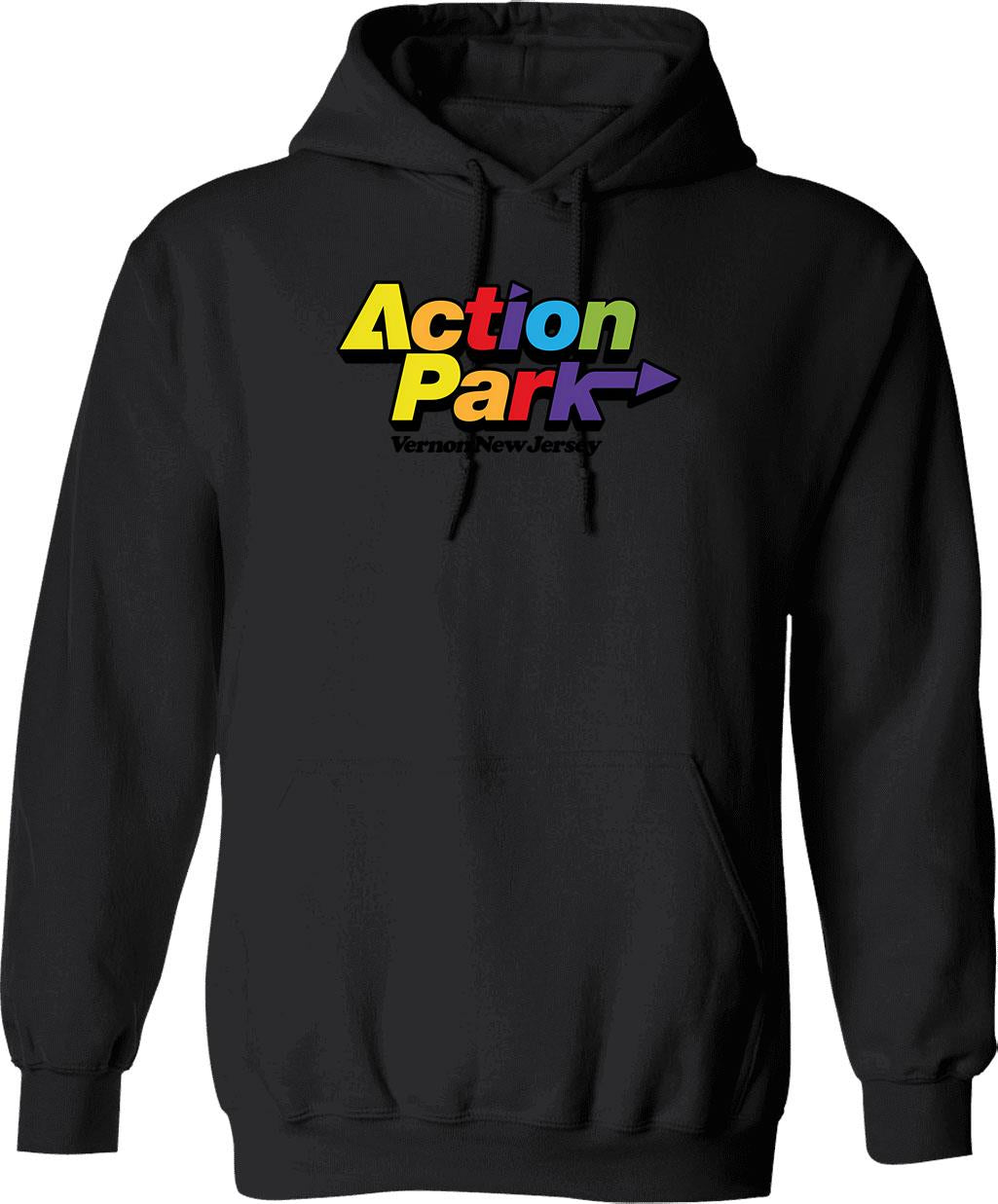 Action Park Vernon New Jersey Vintage Hoodie - Black
