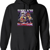 Adam Hazbin Hotel - Tummy ache Survivor Classic Graphic Pullover Hoodie - Black