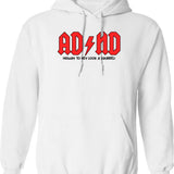 Adhd - Hey Look A Squirrel Hoodie - White