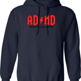Adhd - Hey Look A Squirrel Hoodie - Navy