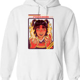 Advanced Pyrokinesis Hoodie - Retro Graphic Pullover Hoodie for Men & Women - White