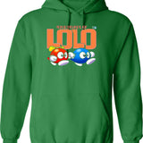 Adventures Of Lolo Hoodie - Retro Graphic Pullover Hoodie for Men & Women - Green