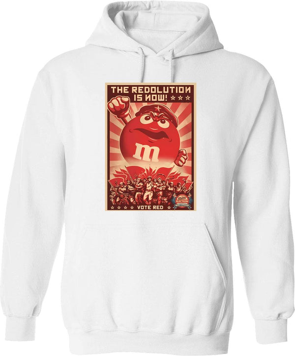 Advertising Mm Communism Hoodie - Retro Graphic Pullover Hoodie for Men & Women - White
