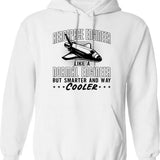 Aerospace Engineer Like A Normal Space Engineering Hoodie - White