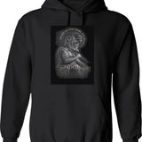 Aevumtoolband Hoodie - Retro Graphic Pullover Hoodie for Men & Women - Black