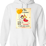 Age Is Just A Number Birthday Happy Christmas Weird Prank Meme Funny Hoodie - White