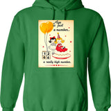 Age Is Just A Number Birthday Happy Christmas Weird Prank Meme Funny Hoodie - Green