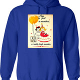 Age Is Just A Number Birthday Happy Christmas Weird Prank Meme Funny Hoodie - Blue