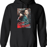 Agent 86 Hoodie - Retro Graphic Pullover Hoodie for Men & Women - Black