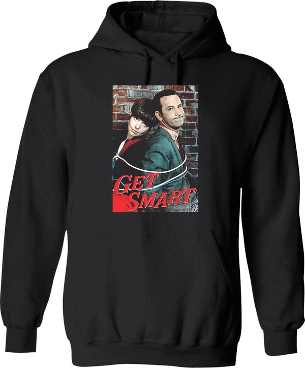 Agent 86 Hoodie - Retro Graphic Pullover Hoodie for Men & Women - Black