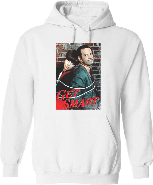 Agent 86 Hoodie - Retro Graphic Pullover Hoodie for Men & Women - White