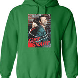 Agent 86 Hoodie - Retro Graphic Pullover Hoodie for Men & Women - Green