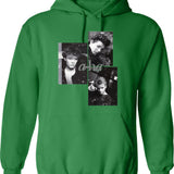 Aha Distressed Graphic Picture Hoodie - Green