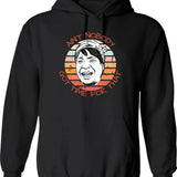 Ain't Nobody Got Time For That Meme Retro Sunset In Black Hoodie - Black