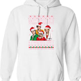 Ain't Nothin But A Christmas Party Golden Girls Hoodie - White