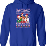 Ain't Nothin But A Christmas Party Golden Girls Hoodie - Blue