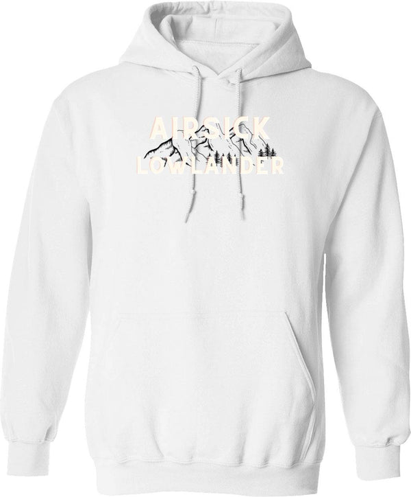 Airsick Lowlander Stormlight Archives Hoodie - Retro Graphic Pullover Hoodie for Men & Women - White