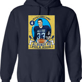 Al Bundy Football Trading Card Graphic Pullover Hoodie - Navy