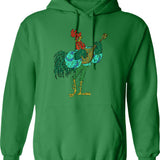 Alan A Dale Hoodie - Retro Graphic Pullover Hoodie for Men & Women - Green