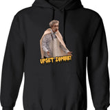 Alan Partridge - Upset Zombie Funny Hoodie - Black