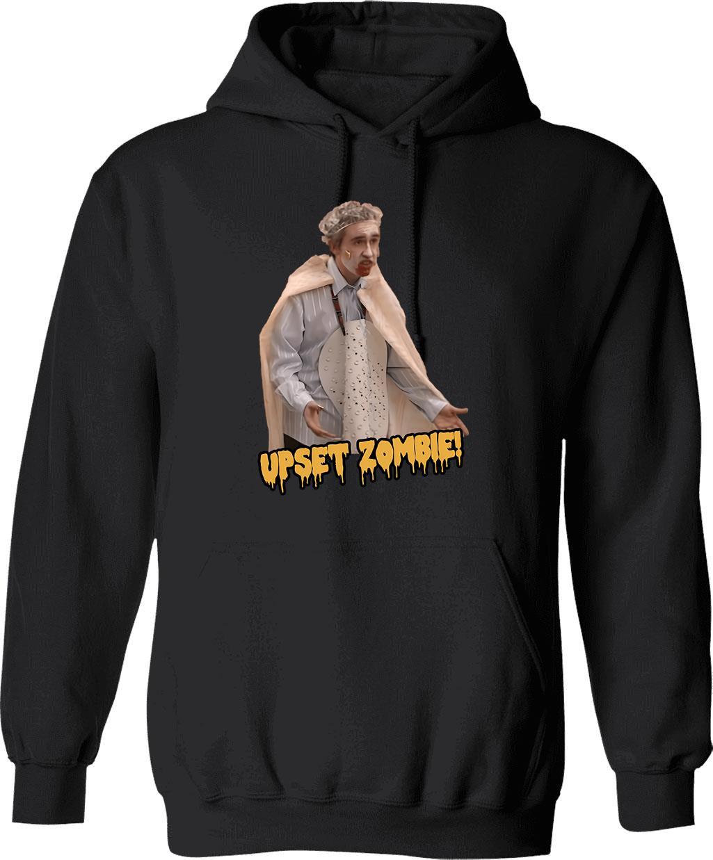 Alan Partridge - Upset Zombie Funny Hoodie - Black