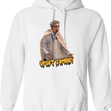 Alan Partridge - Upset Zombie Funny Hoodie - White