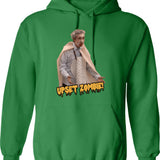 Alan Partridge - Upset Zombie Funny Hoodie - Green