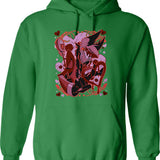 Alastor Valentines Day - Hazbin Hotel Essential Graphic Pullover Hoodie - Green