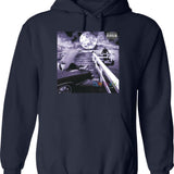 Album Cover Hoodie - Retro Graphic Pullover Hoodie for Men & Women - Navy