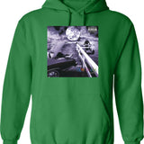 Album Cover Hoodie - Retro Graphic Pullover Hoodie for Men & Women - Green
