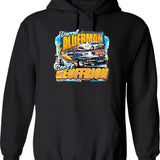 Alderman And Geoffrion. Hoodie - Retro Graphic Pullover Hoodie for Men & Women - Black