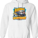Alderman And Geoffrion. Hoodie - Retro Graphic Pullover Hoodie for Men & Women - White