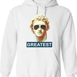 Alexander The Great(est) Ancient Icon Modern Attitude Hoodie - White