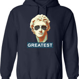 Alexander The Great(est) Ancient Icon Modern Attitude Hoodie - Navy