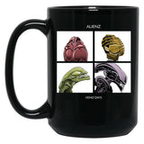 Alienz Xeno Days Black Coffee Mug, Gift Coffee Mug - Black