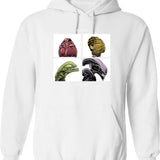Alienz Xeno Days Graphic Pullover Hoodie - White